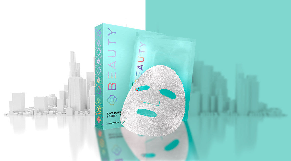 Mascarilla facial: 3 en 1 Nutrición, revitalización, luminosidad